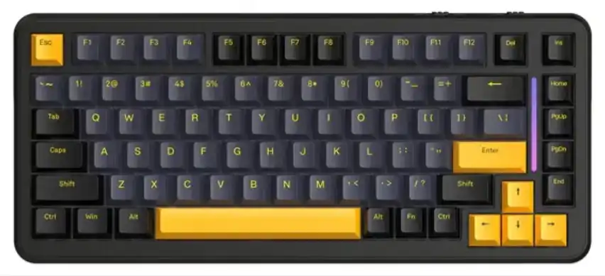 Teclado Mecánico Attack Shark M86 75% Inalámbrico Bluetooth