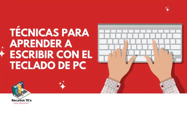 Aprender a escribir con el teclado