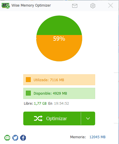 Memoria Ram: Pasos para aumentar su velocidad 4 wise memory optimizer sabdemarco