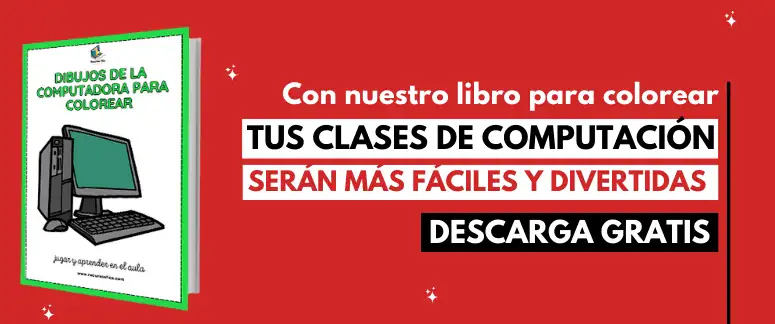 Libro para colorear las partes de la computadora