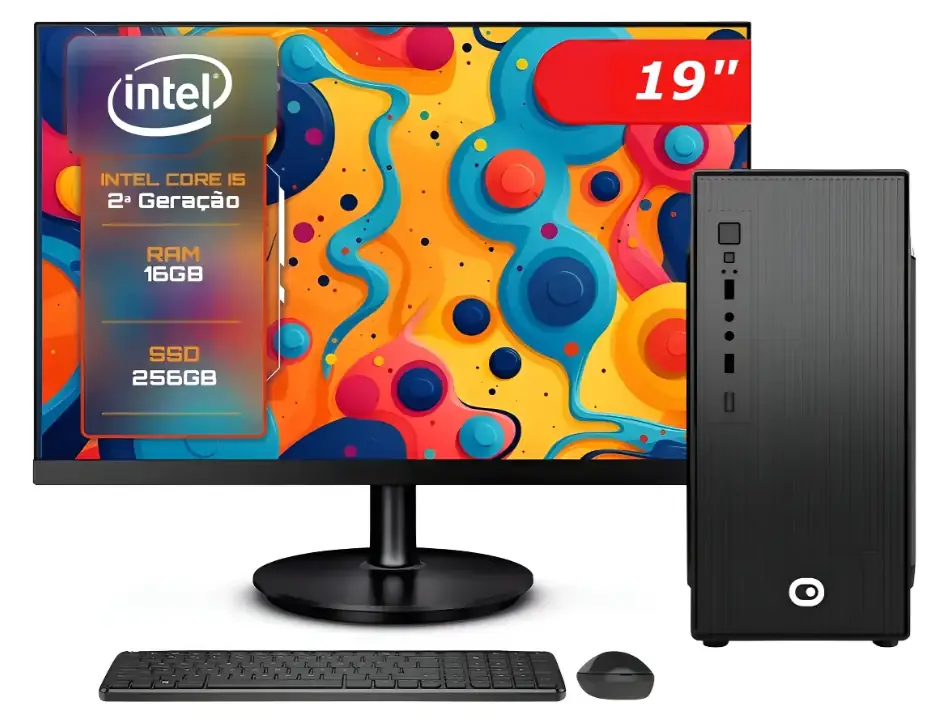 Pc Computadora Completa Intel I5 Ram 16gb Ssd 256gb 19 Wifi