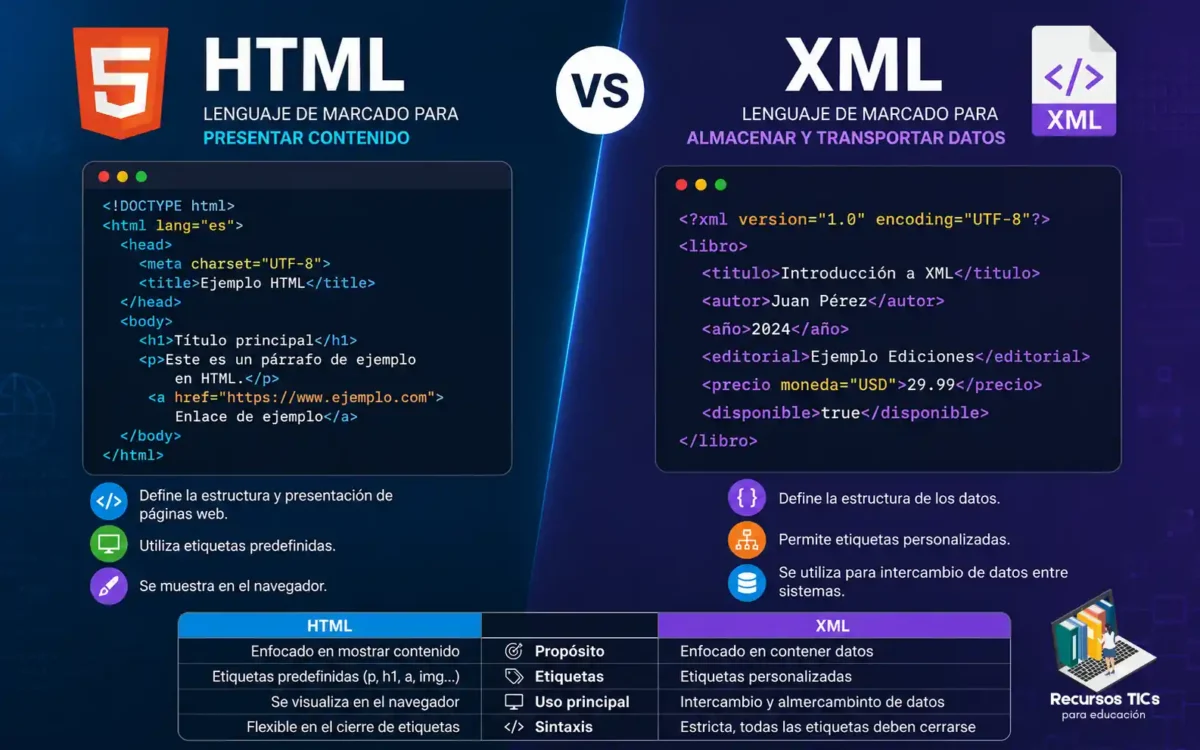 html vs XML