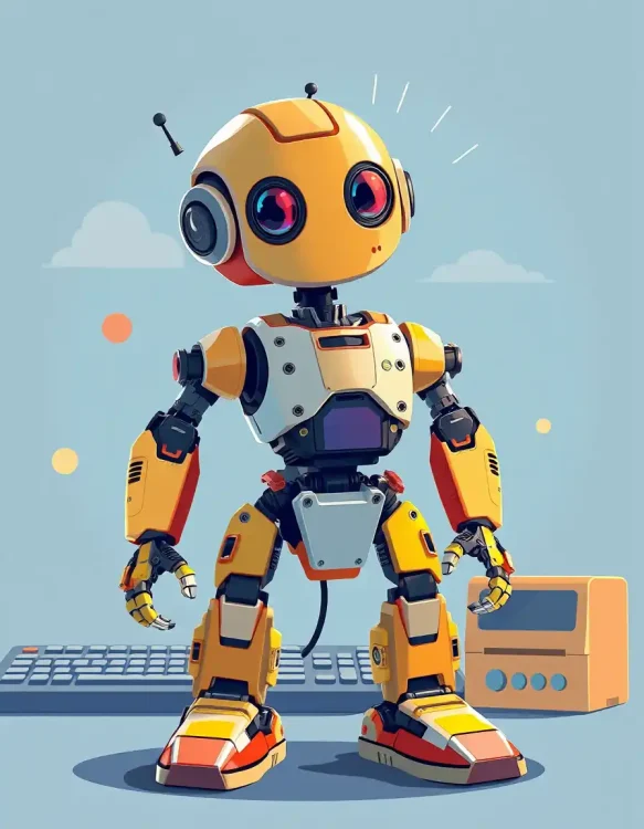 15 generadores de imágenes con IA 3 Robot educativo Mage.space