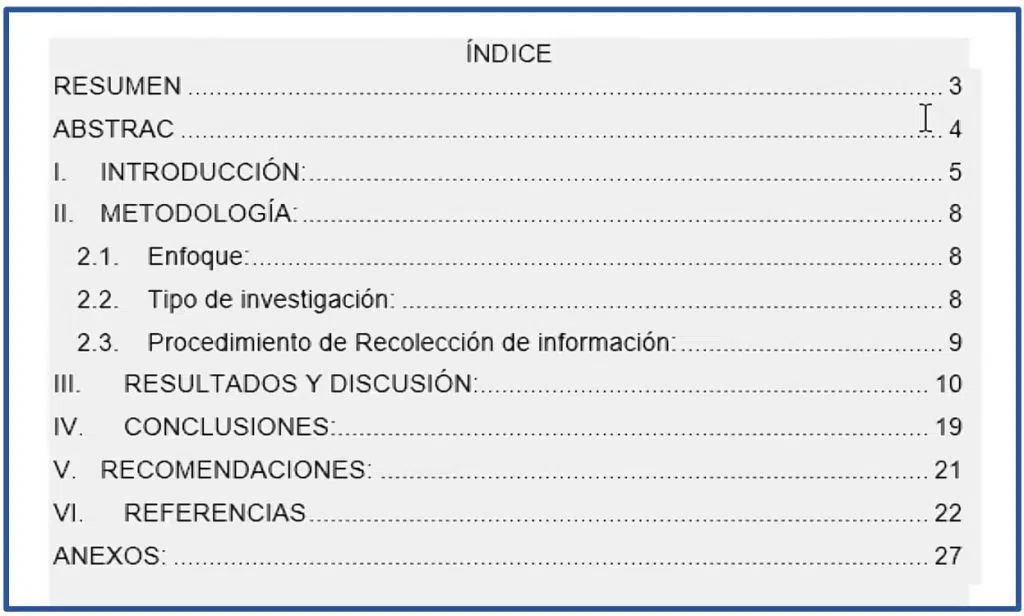 C mo Hacer Un ndice En Word Paso A Paso SabDemarco