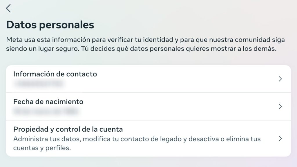 Eliminar una cuenta de Instagram