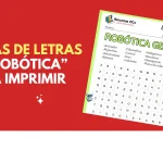 Sopas de letras para imprimir robótica