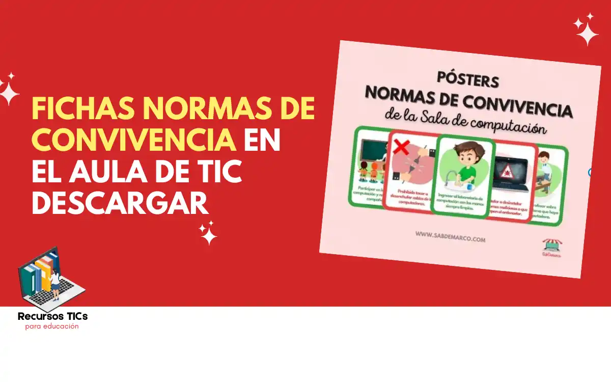 Fichas de las normas de convivencia en computación