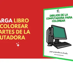 Libro para colorear las partes de la computadora