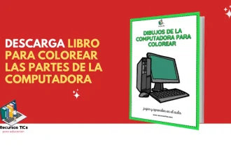 Libro para colorear las partes de la computadora