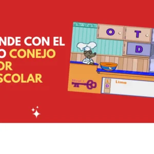 Conejo Lector para preescolar