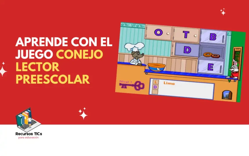 Conejo Lector para preescolar