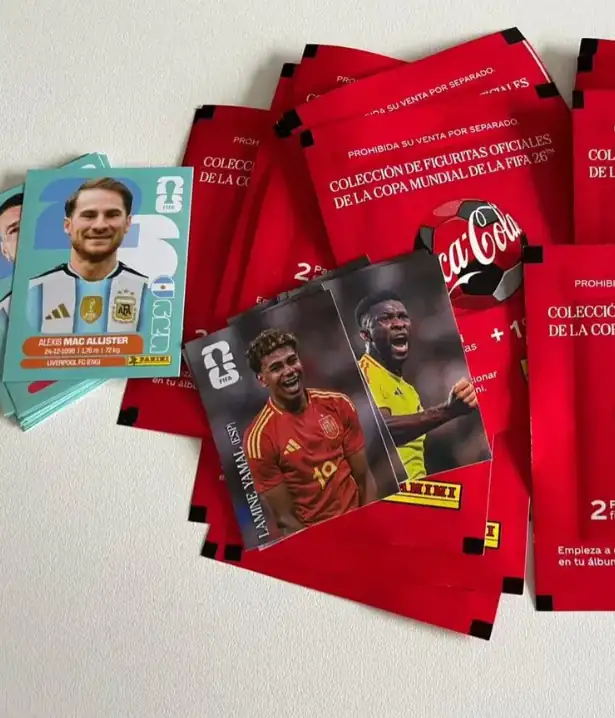 Sobre De Figuritas Mundial 2026 Coca Cola X 5 Uni