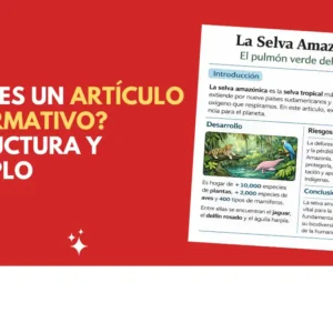 artículos informativos