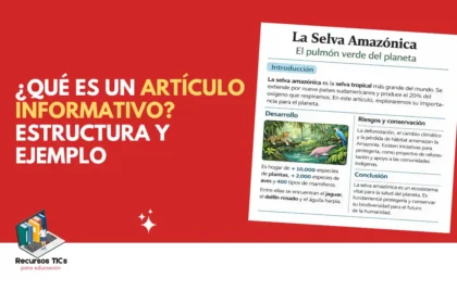 artículos informativos