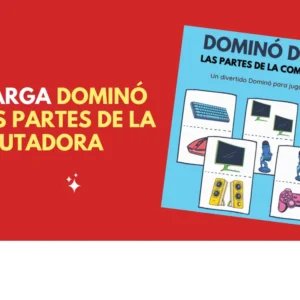 Dominó de las partes de la computadora