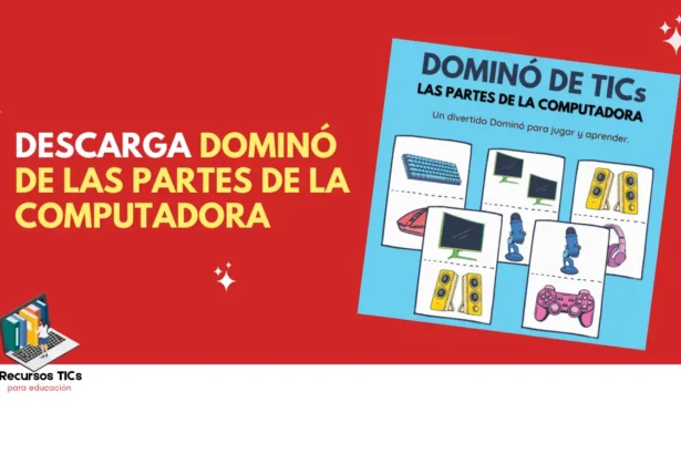 Dominó de las partes de la computadora