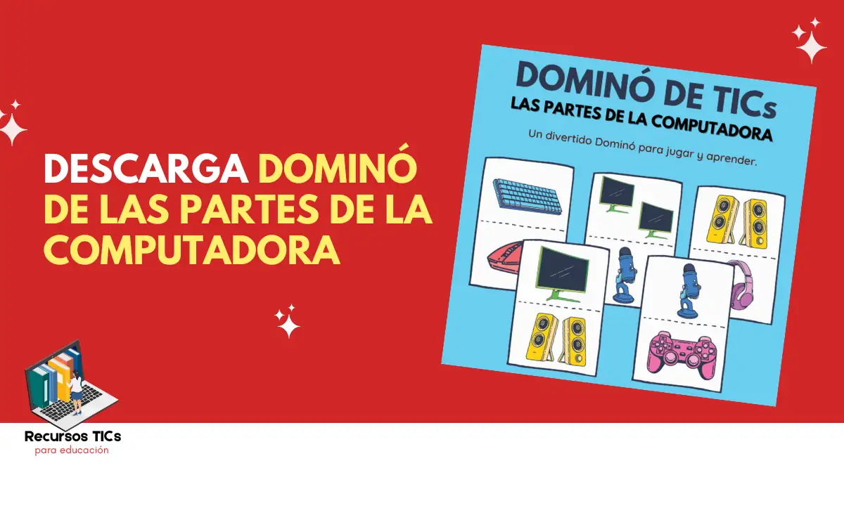 Dominó de las partes de la computadora