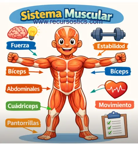músculos del cuerpo humano