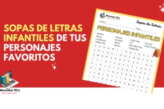 Sopas de letras infantiles