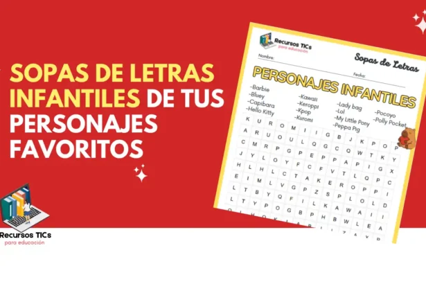Sopas de letras infantiles