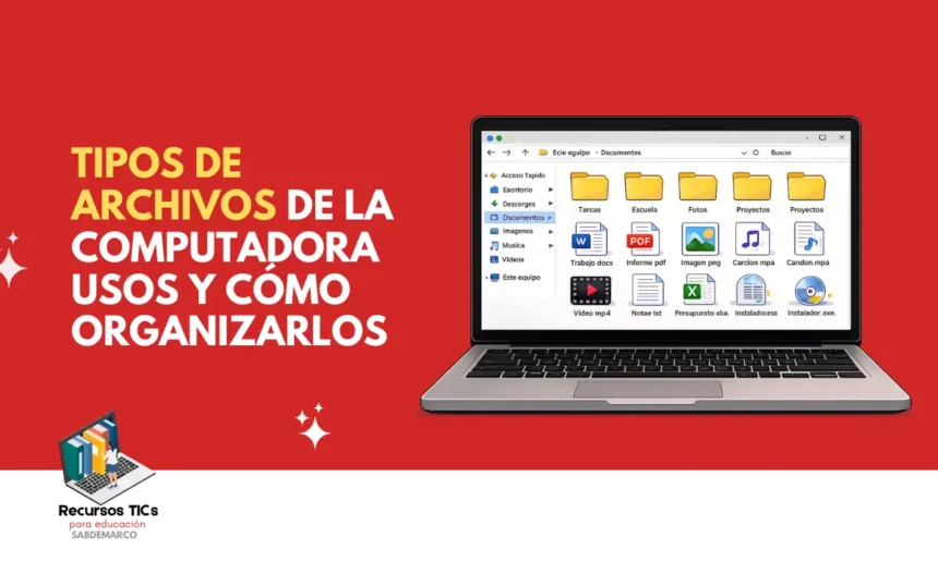 Tipos de archivos de la computadora