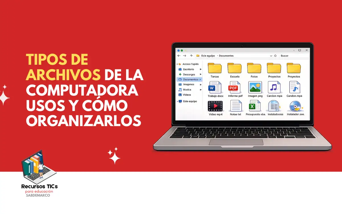 Tipos de archivos de la computadora