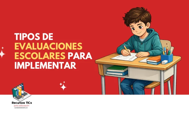 tipos de evaluaciones escolares